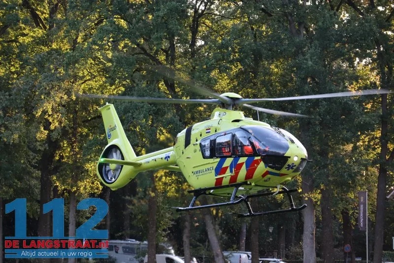 Traumahelikopter ingezet voor medisch noodgeval bij jong kindje in Loon op Zand 112 De Langstraat