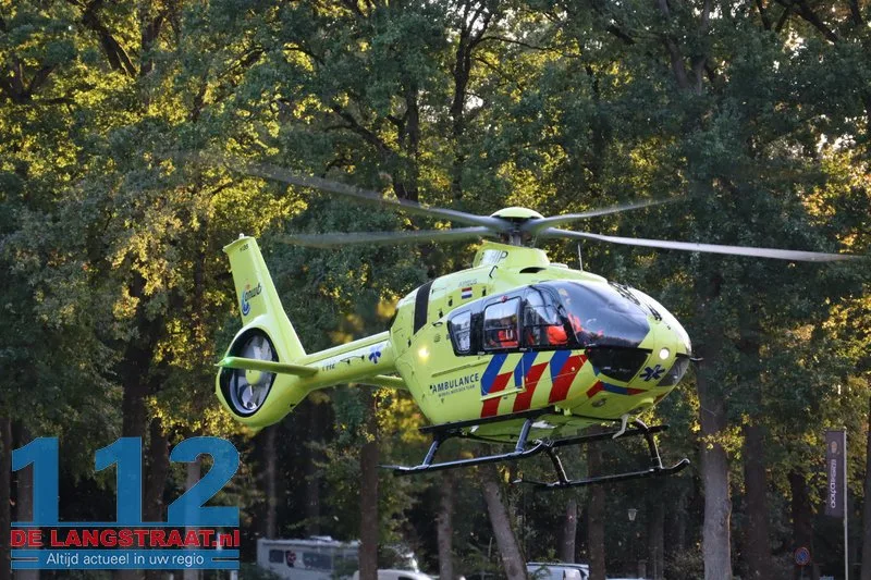 Traumahelikopter ingezet voor medisch noodgeval bij jong kindje in Loon op Zand 112 De Langstraat