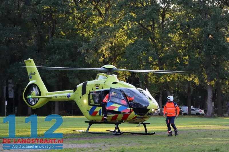 Traumahelikopter ingezet voor medisch noodgeval bij jong kindje in Loon op Zand 112 De Langstraat