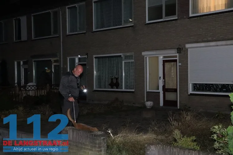 Schoten gelost in straat in Waalwijk, kogelgaten in ruiten van woning 112 De Langstraat