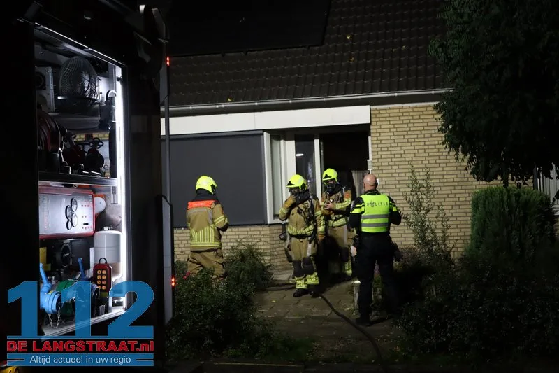 Bizarre brand in woning Waspik, mogelijk sprake van brandstichting 112 De Langstraat