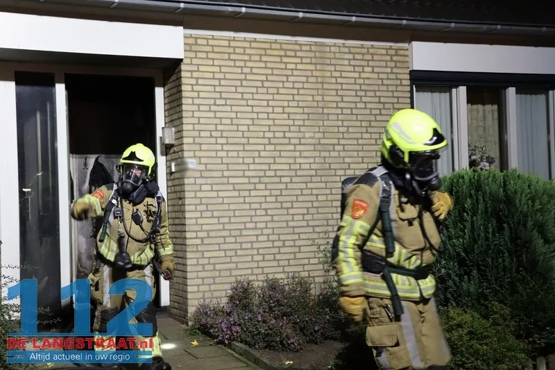 Bizarre brand in woning Waspik, mogelijk sprake van brandstichting 112 De Langstraat