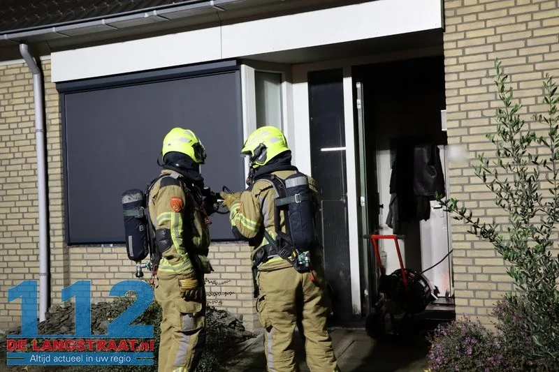 Bizarre brand in woning Waspik, mogelijk sprake van brandstichting 112 De Langstraat