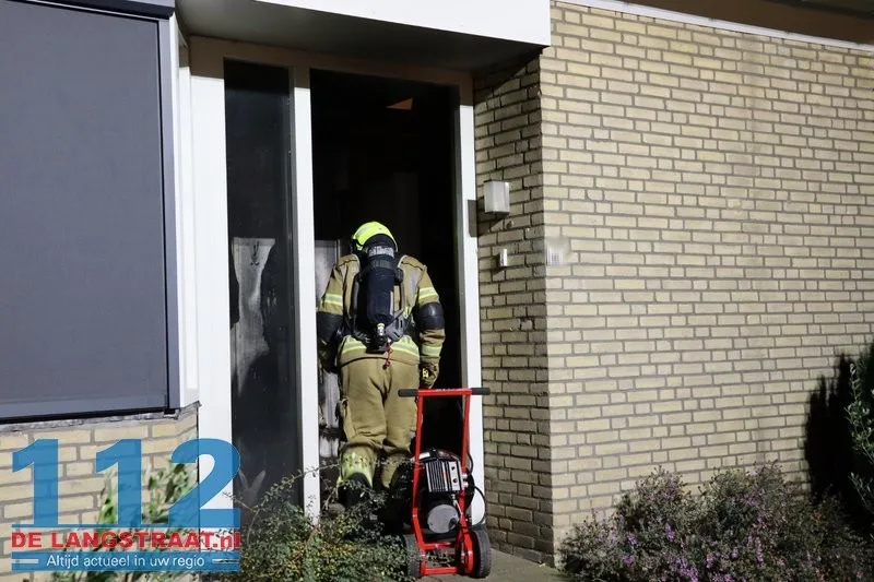 Bizarre brand in woning Waspik, mogelijk sprake van brandstichting 112 De Langstraat
